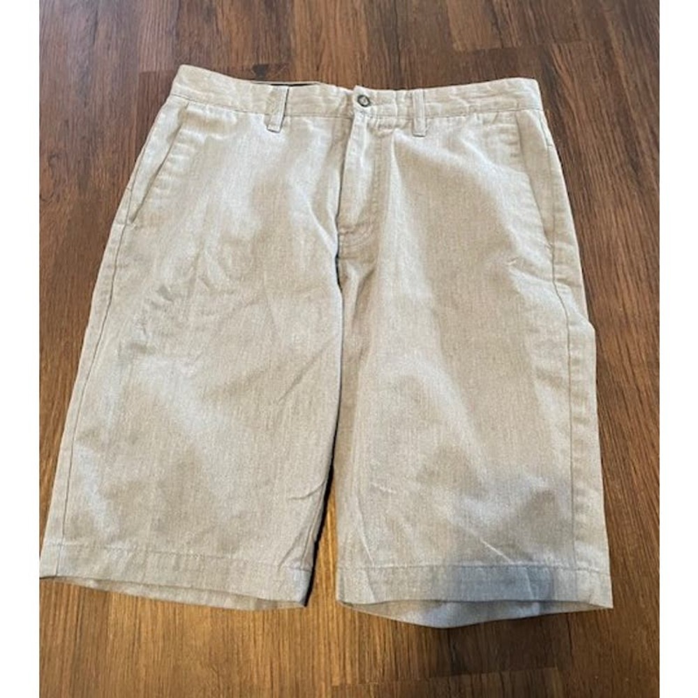 Volcom Size 30" Men's Cotton Blend Gray Shorts